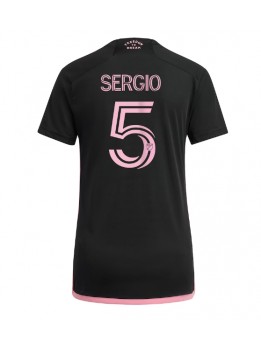 Ženski Nogometna dresi replika Inter Miami Sergio Busquets #5 Gostujoči 2023-24 Kratek rokav